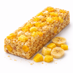 barra de proteina con frutos amarillos liofilizados